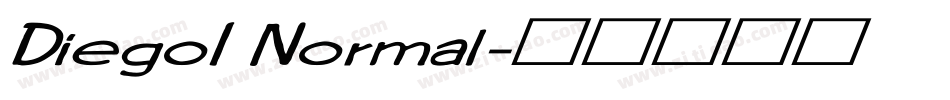 Diego1 Normal字体转换